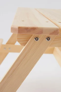 Barnmöbler|Barnmöbler Deal|Jotex GIANNA MINI Picknickmöbel - Bord Och Två Bänkar Natur