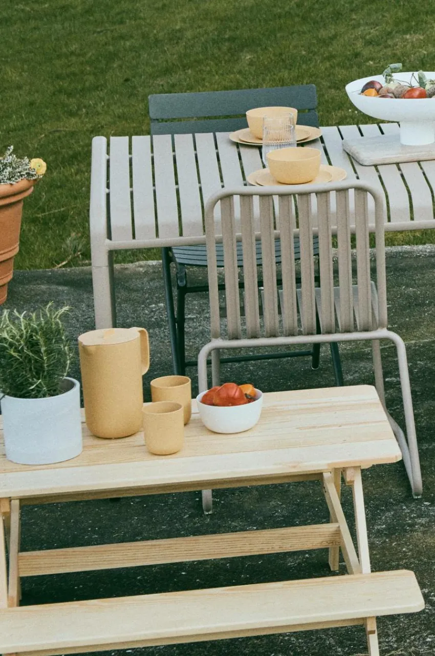 Barnmöbler|Barnmöbler Deal|Jotex GIANNA MINI Picknickmöbel - Bord Och Två Bänkar Natur