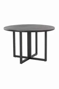 Utebord|Utemöbler|Jotex GIBRALTAR Matbord ø 120 Cm Svart