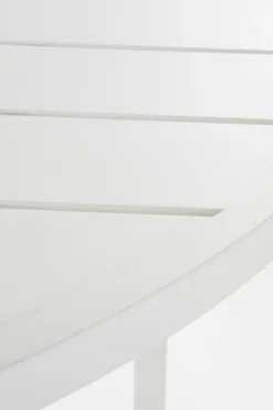 Utebord|Utemöbler|Jotex GIBRALTAR Matbord ø 120 Cm Vit