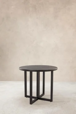 Utebord|Utemöbler|Jotex GIBRALTAR Matbord ø 90 Cm Svart