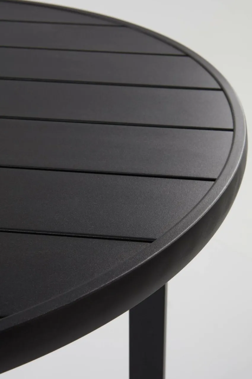 Utebord|Utemöbler|Jotex GIBRALTAR Matbord ø 90 Cm Svart