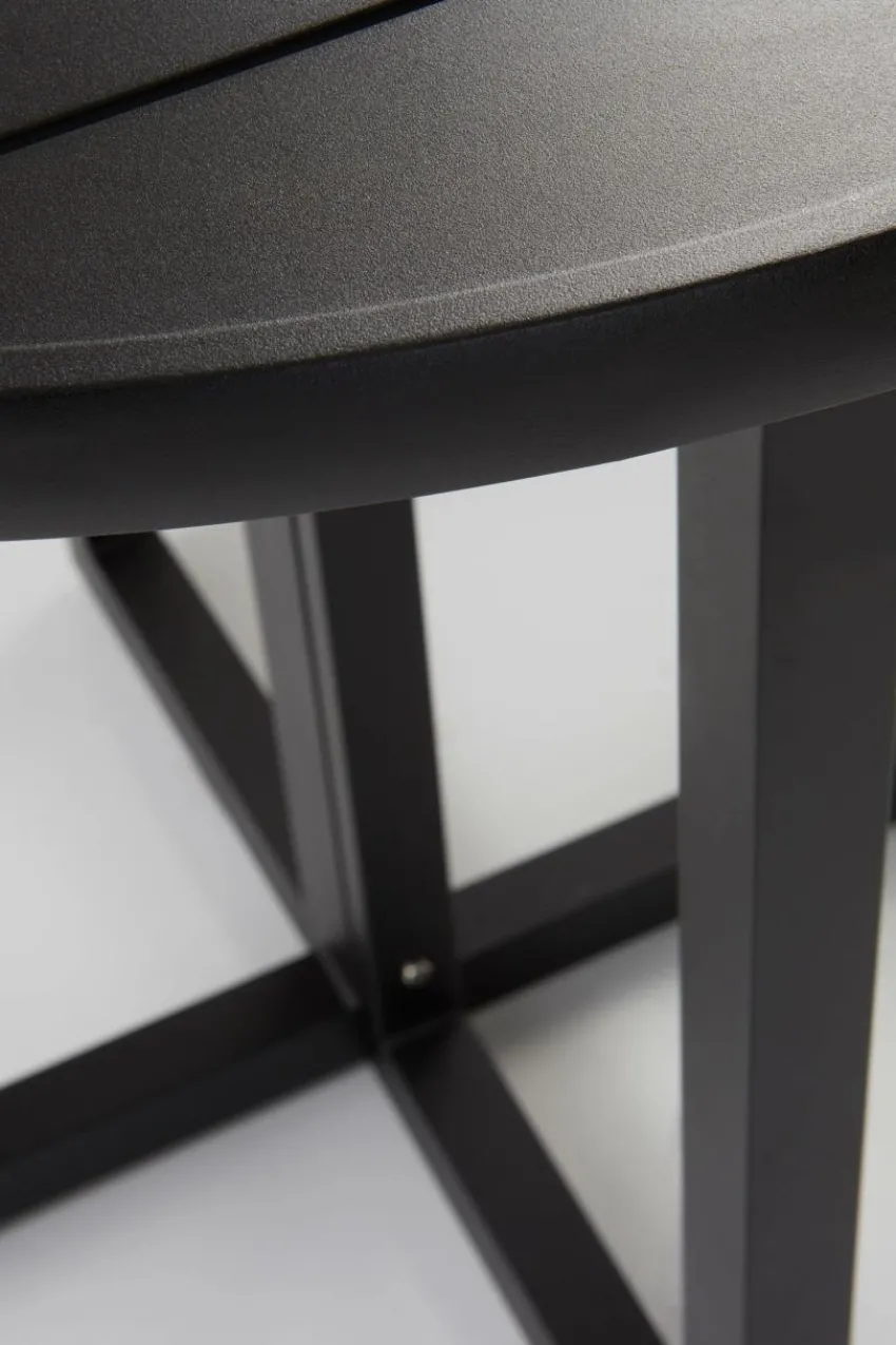 Utebord|Utemöbler|Jotex GIBRALTAR Matbord ø 90 Cm Svart