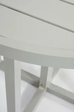 Utebord|Utemöbler|Jotex GIBRALTAR Matbord ø 90 Cm Ljus grågrön
