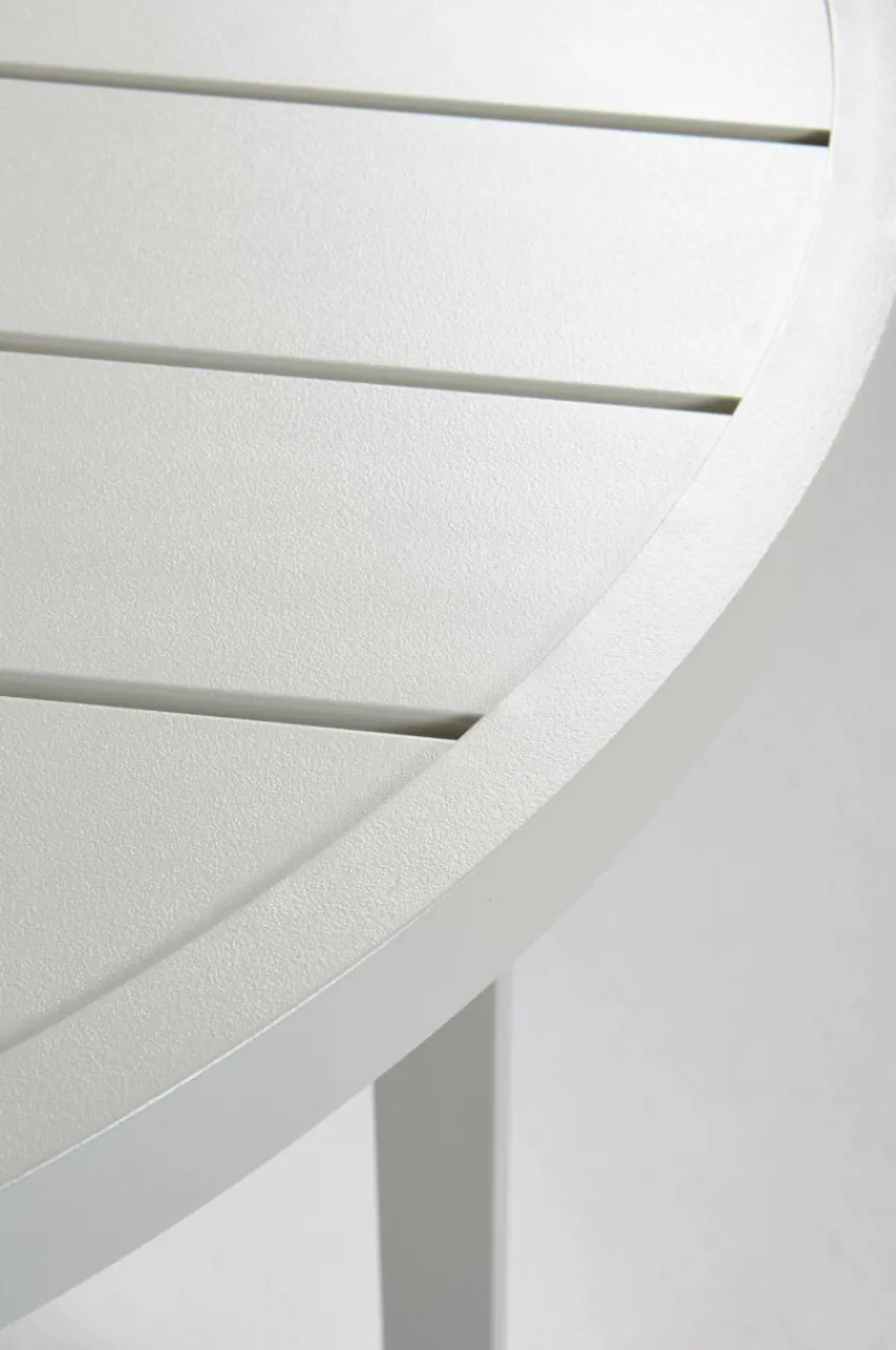 Utebord|Utemöbler|Jotex GIBRALTAR Matbord ø 90 Cm Ljus grågrön