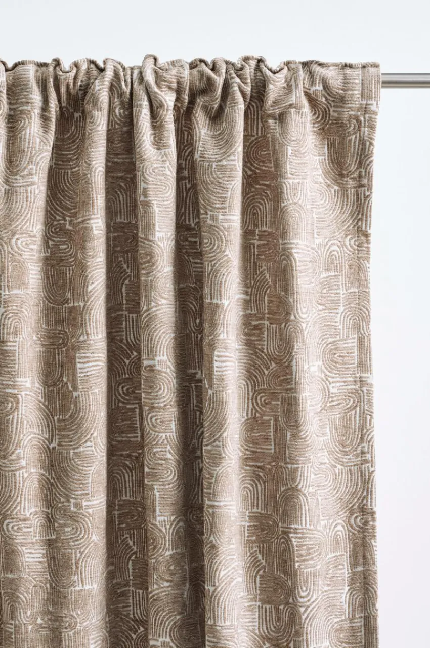 Multifunktionsgardiner|Jotex GIBS Multifunktionsgardin 2-pack Beige
