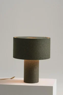 Bordslampor|Jotex GILLY Bordslampa Mörkbrun/grön