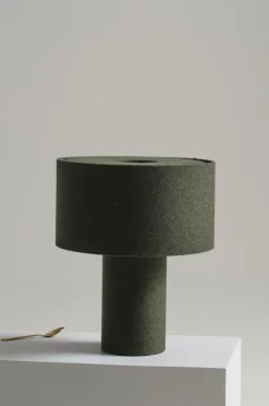 Bordslampor|Jotex GILLY Bordslampa Mörkbrun/grön