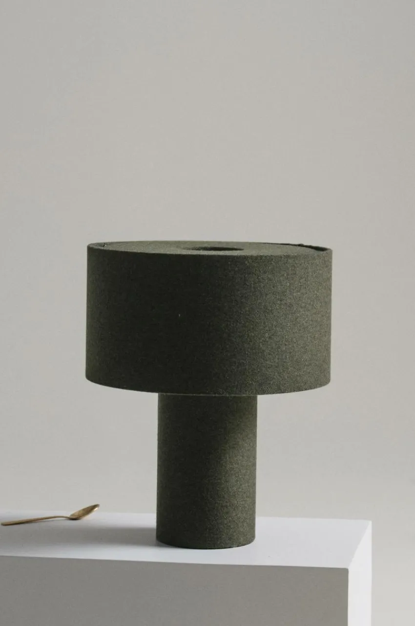Bordslampor|Jotex GILLY Bordslampa Mörkbrun/grön