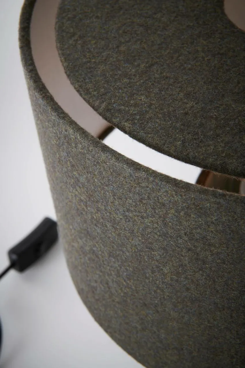 Bordslampor|Jotex GILLY Bordslampa Mörkbrun/grön