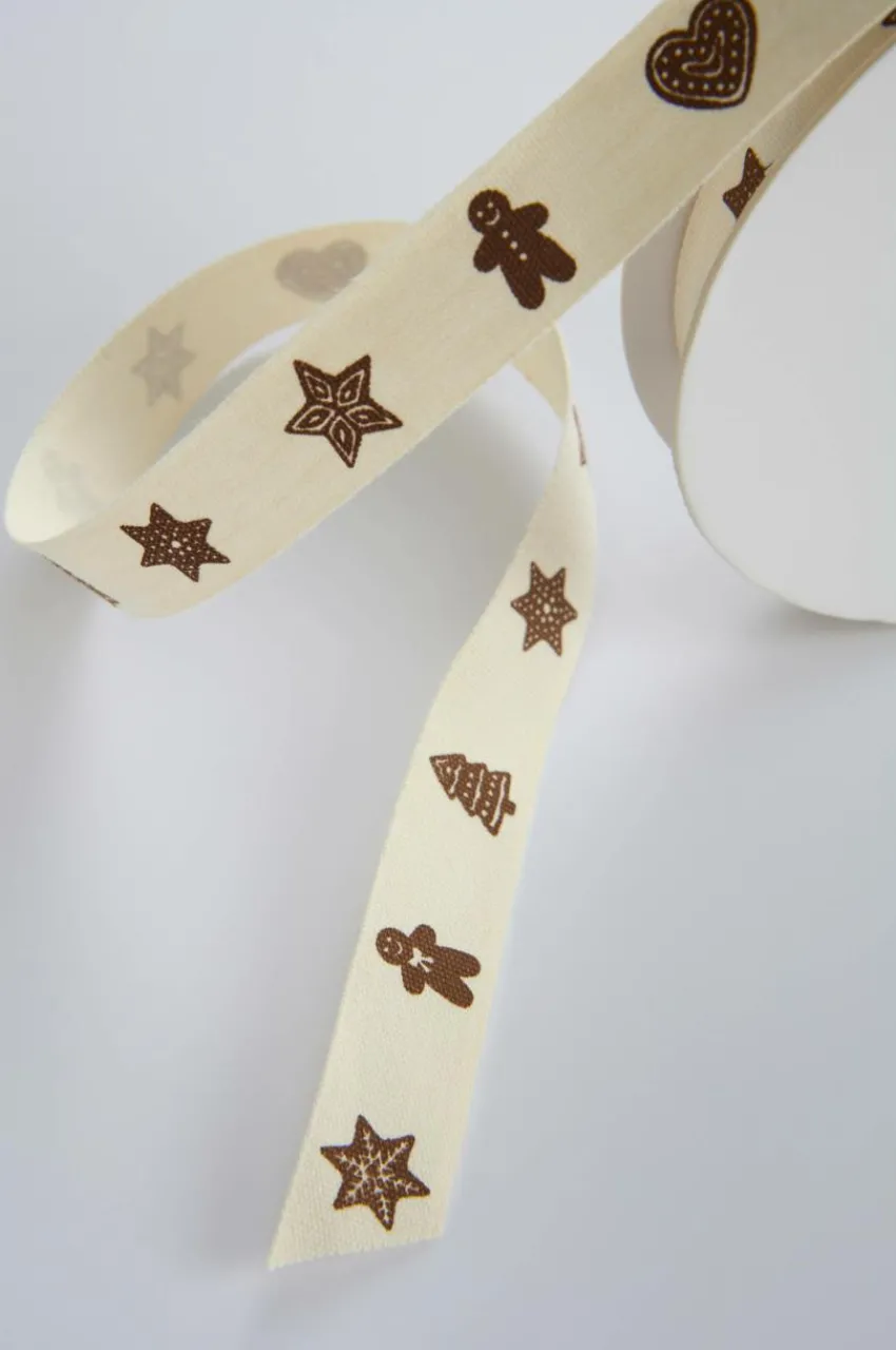 Presentpapper & Snöre|Jotex GINGERBREAD Band Beige