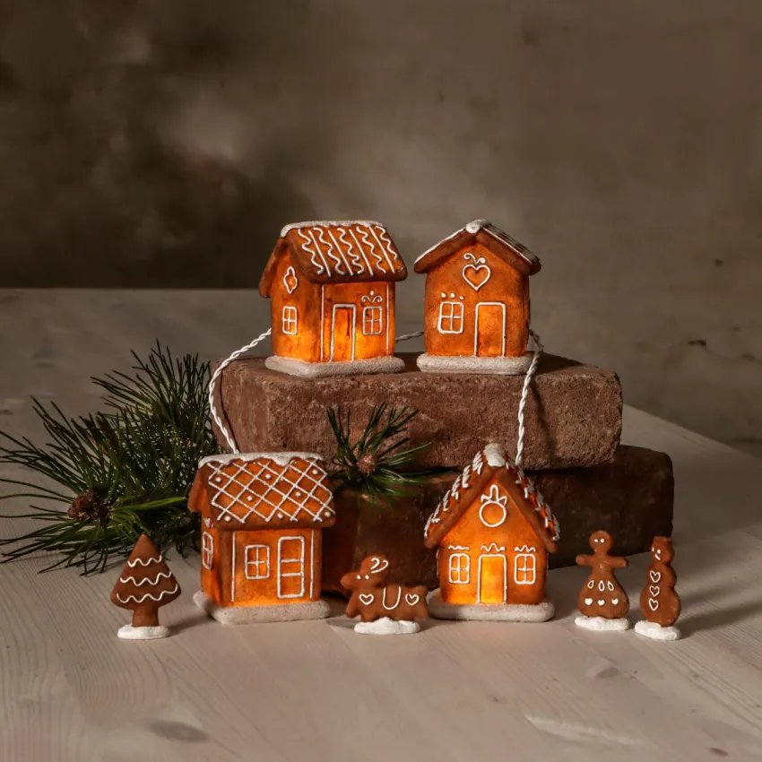 Julbelysning|Jotex Gingerville By Brun