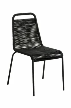Utestolar & Utepallar|Utemöbler|Jotex GLENVILLE Stol 4-Pack Svart