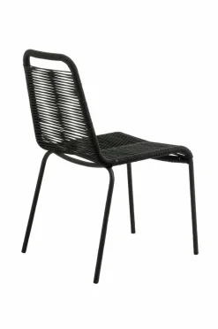 Utestolar & Utepallar|Utemöbler|Jotex GLENVILLE Stol 4-Pack Svart