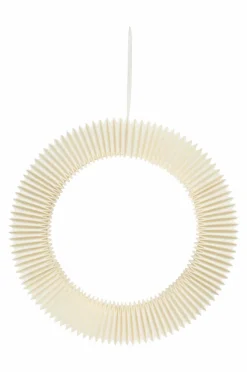 Julbelysning|Jotex GLORIA Krans Med Ljusslinga Naturvit