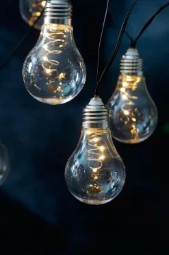 Utebelysning|Utebelysning|Jotex GLOW Ljusslinga - Solcell Transparent
