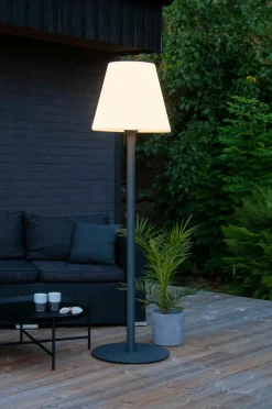 Utebelysning|Utebelysning|Jotex Golvlampa Gardenlight Kreta Vit