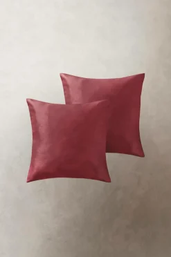 Prydnadskuddar & Fodral|Julkuddar & Julplädar|Jotex GRACIE Kuddfodral 2-pack 50x50 Cm Vinröd