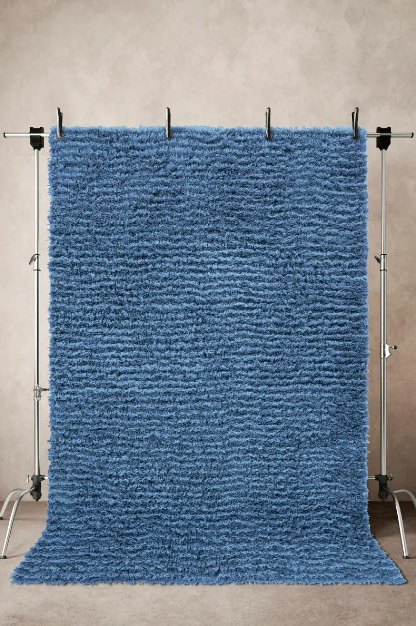 Ullmattor|Jotex GRASSE Ullmatta Denim/Ljusblå