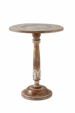 Bord|Jotex GRENADA Sidobord ø 45 Cm Träfärgad