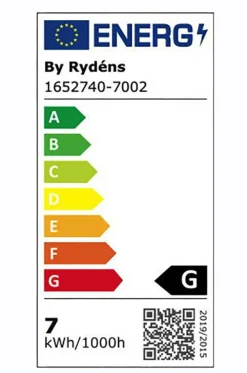 Ljuskällor|Jotex GU10 LED Dimbar 7W 2700K 480Lm Silver