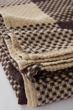 Överkast|Jotex HAKO överkast Brun/beige