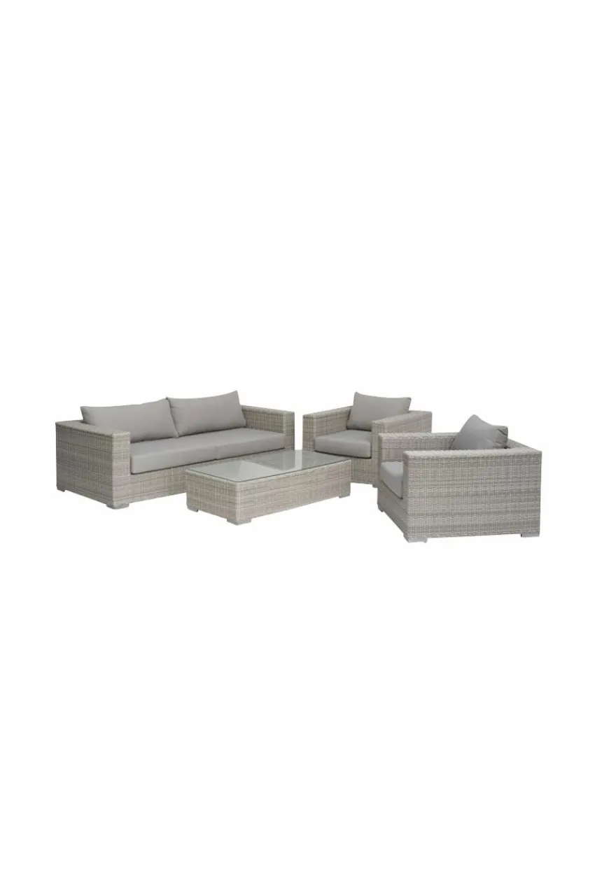 Utesoffor & Utebänkar|Utemöbler|Jotex HAMILTON Soffa 3-sits Grå