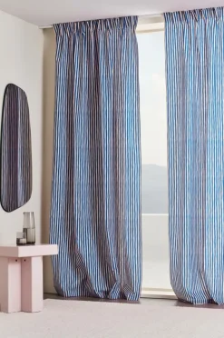 Multifunktionsgardiner|Jotex HANNA Multifunktionsgardin 2-pack Blå/rosa