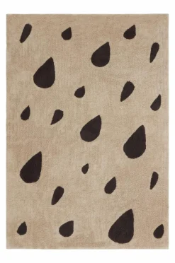 Bomulls- & Trasmattor|Jotex HEALY Bomullsmatta 200x300 Cm Beige/mörkgrå
