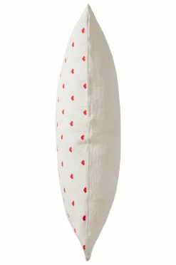 Barnsängkläder|Jotex HEARTS örngott 90x50 Cm - Ekologisk Naturvit