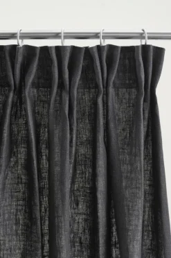 Linnegardiner|Multifunktionsgardiner|Jotex HEDDIE Linnegardin 2-pack Kolgrå