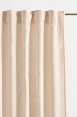 Linnegardiner|Multifunktionsgardiner|Jotex HEDDIE Linnegardin 2-pack Ljus greige
