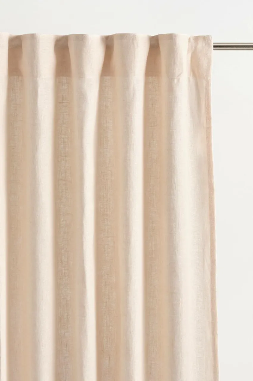 Linnegardiner|Multifunktionsgardiner|Jotex HEDDIE Linnegardin 2-pack Ljus greige