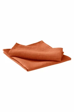 Servetter|Jotex HEDDIE Servett 2-pack Ockrabrun
