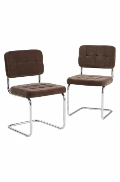 Stolar|Jotex HEDEN Stol 2-pack Varm gråbrun