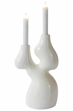 Ljusstakar|Jotex HEIDI Ljusstake Vit