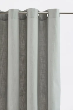 Öljettgardiner|Jotex HENLEY öljettlängd 2-pack Ljus blågrå