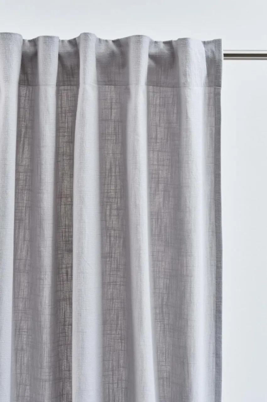 Multifunktionsgardiner|Jotex HENLEY Multifunktionsgardin 2-pack Ljus blågrå