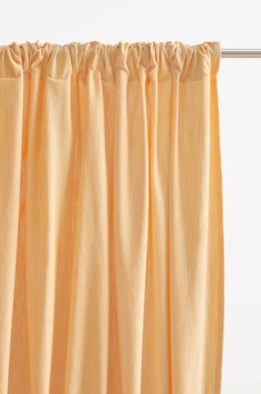 Multifunktionsgardiner|Jotex HENLEY Multifunktionsgardin 2-pack Gul