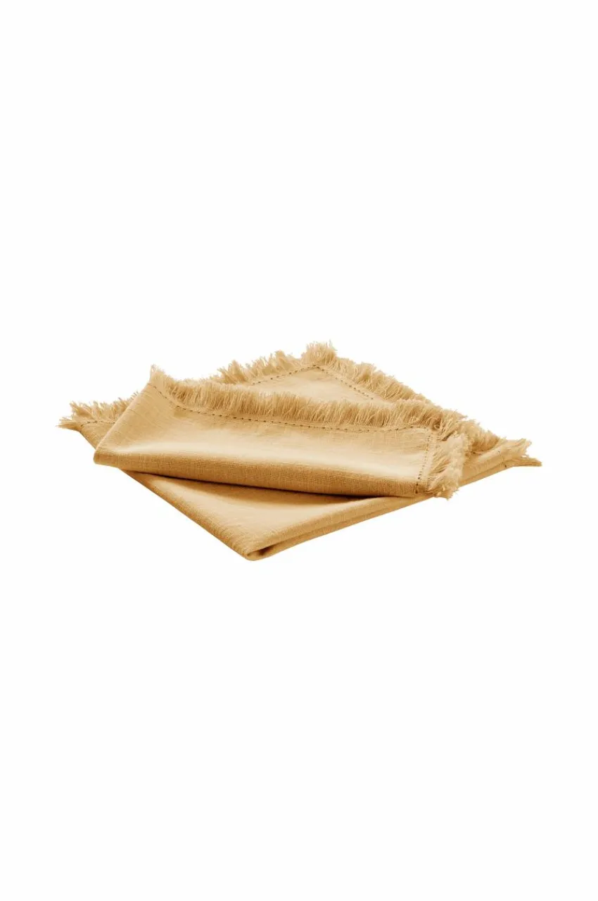 Servetter|Jotex HENLEY Servett 2-pack Gul