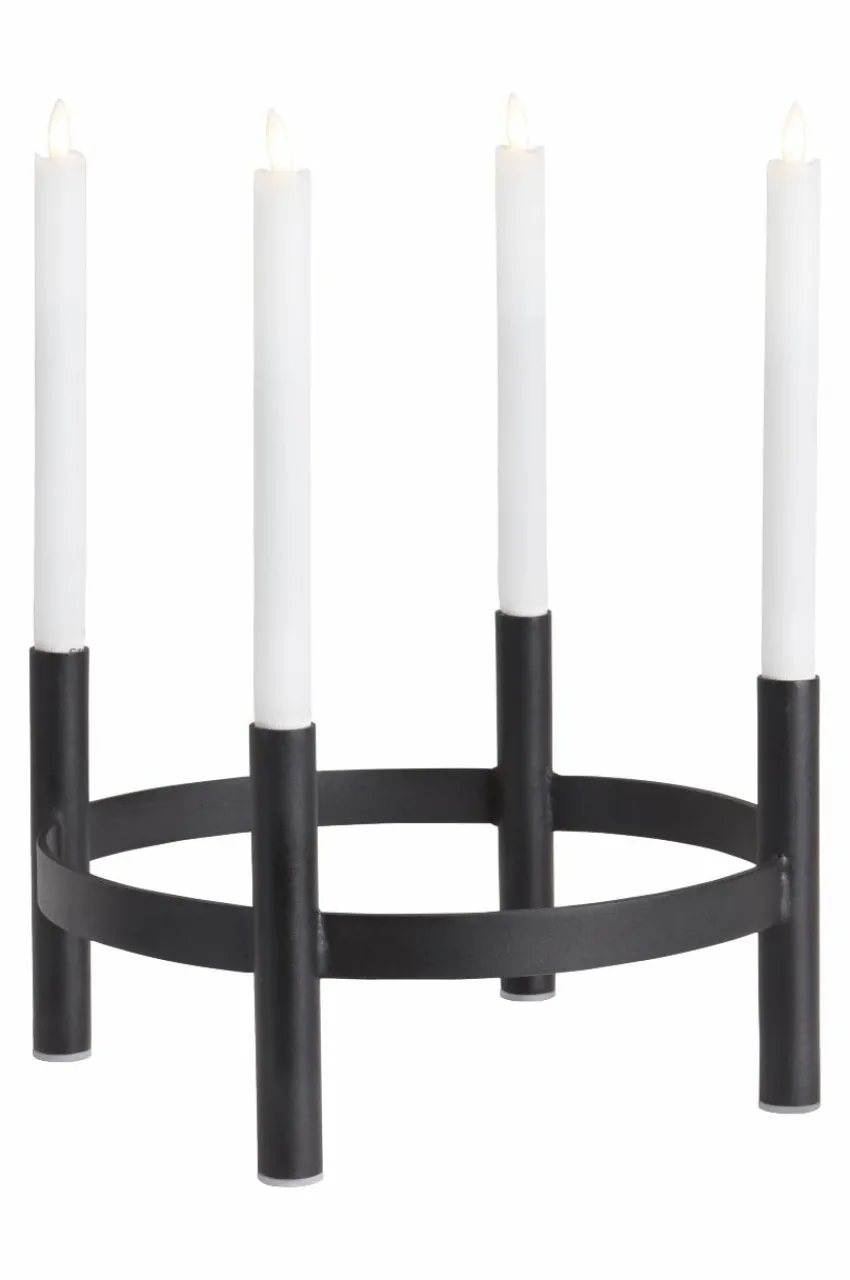 Ljusstakar|Juldekoration|Jotex HENRY Ljusstake Svart
