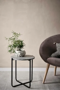 Bord|Jotex HEYWOOD Sidobord ø 42 Cm Grå