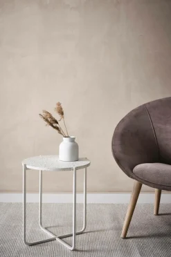 Bord|Jotex HEYWOOD Sidobord ø 42 Cm Vit