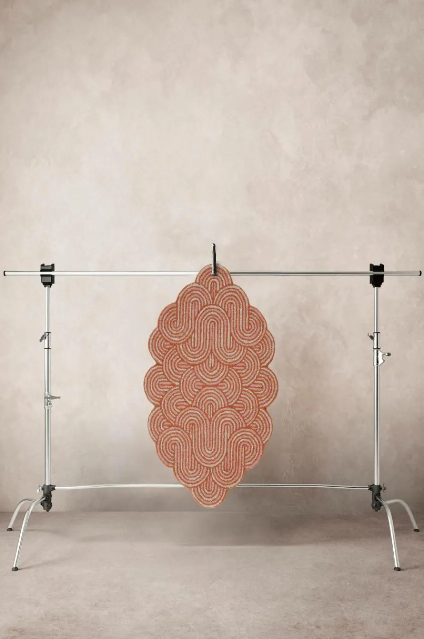 Lugg- & Ryamattor|Jotex HILAANA Luggmatta 85x120 Cm Röd/brun
