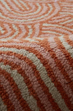 Lugg- & Ryamattor|Jotex HILAANA Luggmatta 85x120 Cm Röd/brun