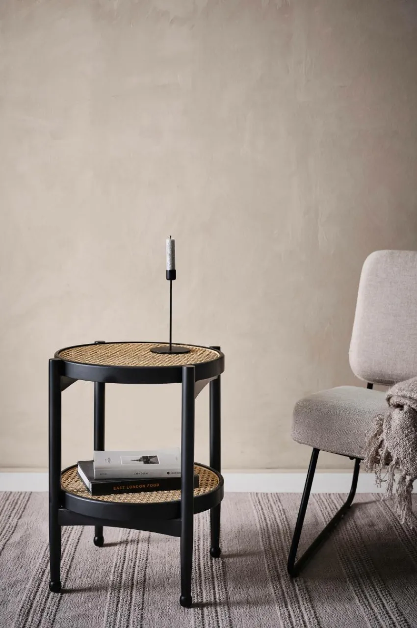 Bord|Jotex HÖLLVIKEN Sidobord ø 48 Cm Svart