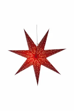 Julbelysning|Jotex Hängande Stjärna Galaxy 60cm Röd