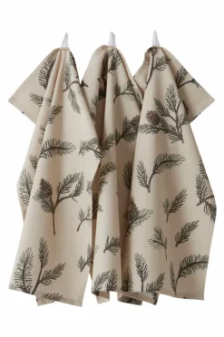 Kökshanddukar|Juldukning|Jotex HOLLY Kökshandduk 3-pack Beige