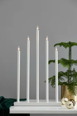 Julbelysning|Jotex HOLY Elljusstake Vit