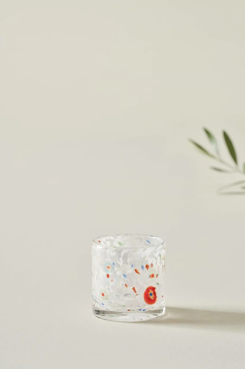 Ljuslyktor|Jotex HONEY Ljuslykta Höjd 8,5 Cm Vit/multi